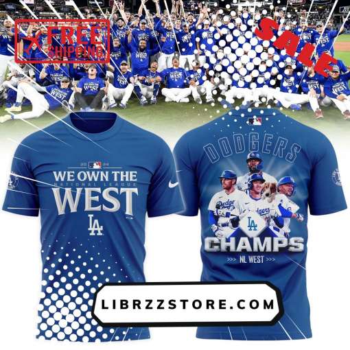 Dodgers 2024 NL West champions Shirt