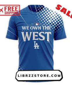 Dodgers Fanatics Royal 2024 NL West Division Champions Locker Room TShirt