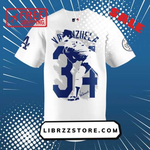 Los Angeles Dodgers Fernando Valenzuela FOREVER 34 Special Jersey