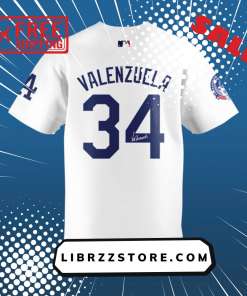 Los Angeles Dodgers Fernando Valenzuela FOREVER 34 Special Jersey V3 3