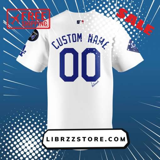 Los Angeles Dodgers Fernando Valenzuela FOREVER 34 Special Signature Jersey