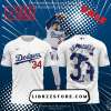 Los Angeles Dodgers Fernando Valenzuela FOREVER 34 Special Signature Jersey