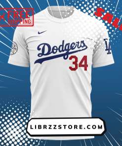 Los Angeles Dodgers Fernando Valenzuela FOREVER 34 Special Tee