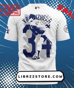 Los Angeles Dodgers Fernando Valenzuela FOREVER 34 Special Tee 3