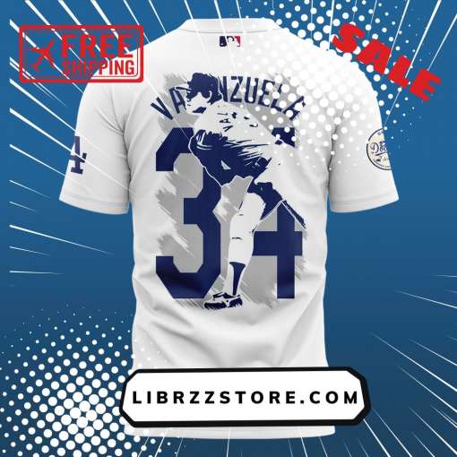 Los Angeles Dodgers Fernando Valenzuela FOREVER 34 Special Tee