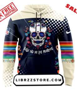 Men’s Nike Buffalo Bills 2024 NFL Dia De Los Muertos Premium Limited Pullover Hoodie