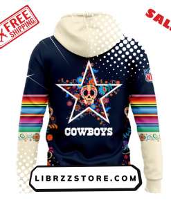 Mens Nike Dallas Cowboys 2024 NFL Dia De Los Muertos Premium Limited Pullover Hoodie 3 1