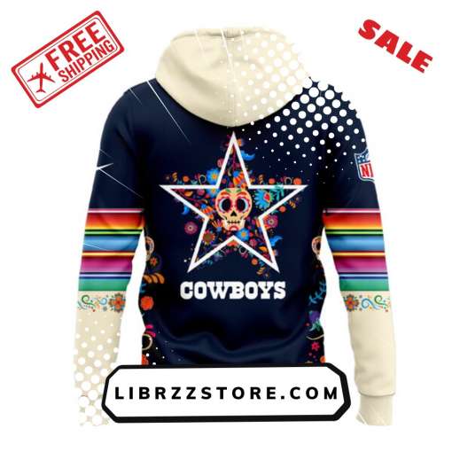 Men’s Nike Dallas Cowboys 2024 NFL Dia De Los Muertos Premium Limited Pullover Hoodie