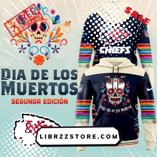 Men’s Nike Kansas City Chiefs 2024 NFL Dia De Los Muertos Premium Limited Pullover Hoodie