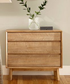 Kalmar 3 Drawer Unit, Sand Wash Acacia Wood