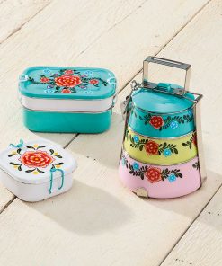 Bright Floral Bento Box Set