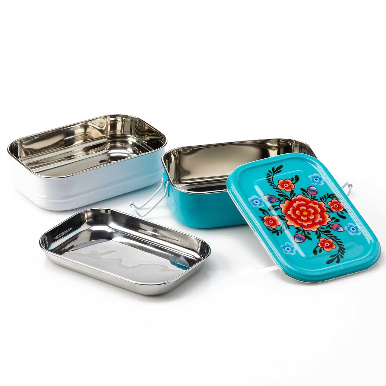 Bright Floral Bento Box Set Bright Floral Bento Box Set