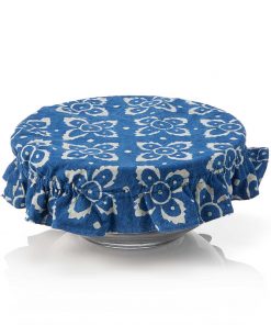 Indigo Dabu Bowl Covers Set of 43