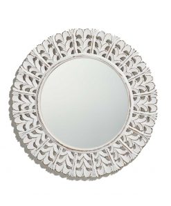 Khilana Hand-Carved Wall Mirror