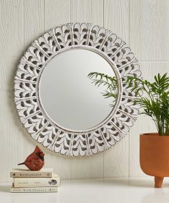 Khilana Hand-Carved Wall Mirror