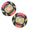 Mint Koho Raffia Chargers – Set of 2
