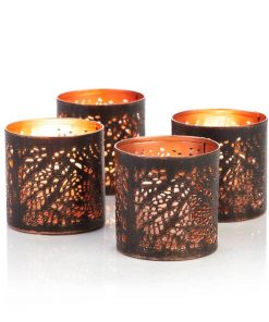 River Birch Tea Light Lanterns – Set of 4
